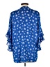 Vince Camuto 100% Polyester Blue 3/4 Sleeve Blouse Size L - photo 2