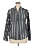 Unbranded Stripes Gray Long Sleeve Button-Down Shirt Size XL - photo 1