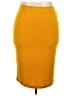 Forever 21 Plus Solid Yellow Casual Skirt Size 2X - photo 1