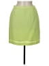 Julio 100% Polyester Solid Green Casual Skirt Size 6 - photo 1
