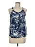 Rewind Blue Sleeveless Blouse Size M - photo 1