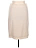 AKRIS Solid Ivory Formal Skirt Size 14 - photo 1