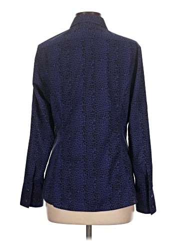 Express Design Studio 3/4 Sleeve Button-Down Shirt (view 2)