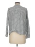 Madewell Houndstooth Silver Long Sleeve Blouse Size M - photo 2