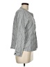 Madewell Houndstooth Silver Long Sleeve Blouse Size M - photo 4