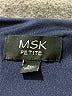 MSK 100% Polyester Stars Blue Cocktail Dress Size M (petite) - photo 6