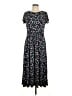 Boden Hearts Black Blue Casual Dress Size 12r - photo 1