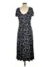 Boden Hearts Black Blue Casual Dress Size 12r - photo 2