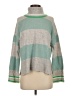 J.Crew Stripes Green Turtleneck Sweater Size S - photo 1
