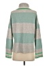 J.Crew Stripes Green Turtleneck Sweater Size S - photo 2