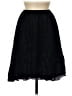 Illusion 100% Nylon Solid Black Formal Skirt Size M - photo 1