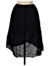 Illusion 100% Nylon Solid Black Formal Skirt Size M - photo 2