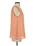 Anne Klein 100% Polyester Orange Sleeveless Top Size S - photo 4