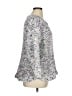 Cable & Gauge 100% Polyester Tweed Silver Pullover Sweater Size 1X - photo 4