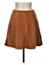 Miami Solid Brown Casual Skirt Size M - photo 2