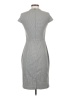H&M 100% Polyester Houndstooth Gray Casual Dress Size XS - photo 2