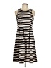 THML Stripes Black Casual Dress Size M - photo 1