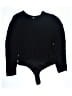 AFRM 100% Rayon Black Long Sleeve Top Size L - photo 1