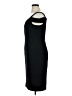 Eliza J Solid Black Cocktail Dress Size 14 - photo 5