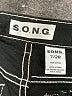 S.O.N.G. 100% Cotton Black Jeans Size 7 - photo 7