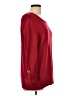 Karen Scott 100% Cotton Red Pullover Sweater Size L - photo 4