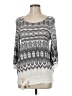 Deletta 100% Rayon Gray 3/4 Sleeve Blouse Size M - photo 1