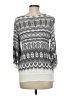 Deletta 100% Rayon Gray 3/4 Sleeve Blouse Size M - photo 2