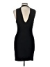 Soprano Solid Black Cocktail Dress Size L - photo 2