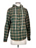 Shein 100% Polyester Plaid Green Jacket Size S - photo 1