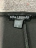Nina Leonard Solid Black Casual Dress Size L - photo 7