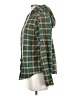 Shein 100% Polyester Plaid Green Jacket Size S - photo 5