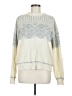 Assorted Brands Chevron-herringbone Ivory Pullover Sweater Size M - photo 1
