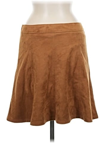 Ann Taylor LOFT Faux Leather Skirt (view 2)