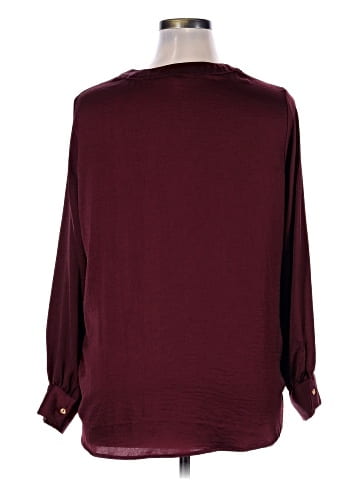 NY Collection Long Sleeve Blouse (view 2)