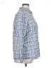 Caslon 100% Cotton Checkered-gingham Blue Long Sleeve Button-Down Shirt Size XL - photo 4