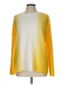 Fever 100% Acrylic Color Block Yellow Pullover Sweater Size L - photo 1