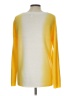 Fever 100% Acrylic Color Block Yellow Pullover Sweater Size L - photo 2