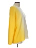 Fever 100% Acrylic Color Block Yellow Pullover Sweater Size L - photo 4