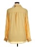Maurices 100% Polyester Color Block Yellow Long Sleeve Blouse Size XL - photo 2