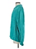 Together 100% Rayon Teal Long Sleeve Button-Down Shirt Size M - photo 5
