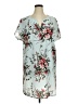 Shein 100% Polyester Floral Blue Casual Dress Size XL - photo 1