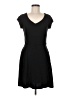 Merona Solid Black Casual Dress Size M - photo 1