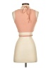 Blue Blush Tan Sleeveless Top Size S - photo 2