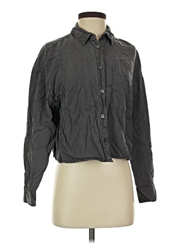 CALVIN KLEIN JEANS Long Sleeve Button-Down Shirt (view 1)