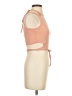 Blue Blush Tan Sleeveless Top Size S - photo 4