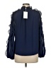 Amanda Uprichard 100% Polyester Blue 3/4 Sleeve Blouse Size M - photo 2