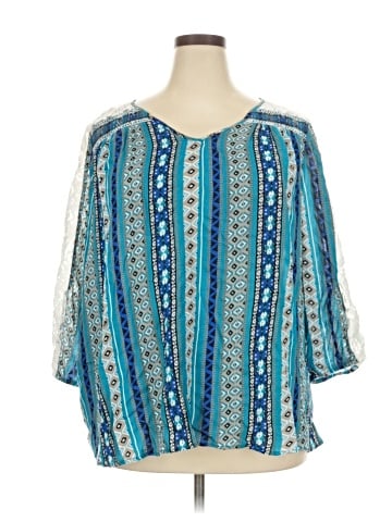 New Directions 3/4 Sleeve Blouse (view 1)