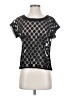 Very J Black Short Sleeve Top Size S - photo 1