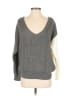 Unbranded 100% Acrylic Color Block Gray Pullover Sweater Size L (estimated) - photo 1