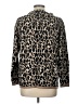 Sundays Animal Print Brown Pullover Sweater Size Lg (3) - photo 2